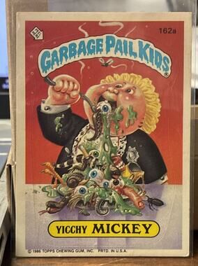 Yicchy Mickey 1986 Topps Garbage Pail Kids Series 4 #162a MTG5025